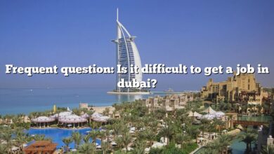Frequent question: Is it difficult to get a job in dubai?