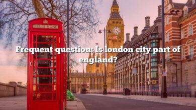 Frequent question: Is london city part of england?