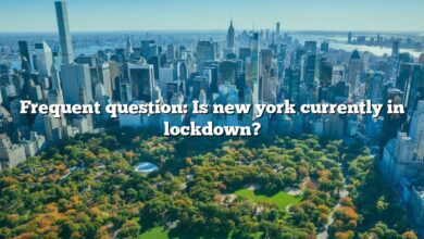 Frequent question: Is new york currently in lockdown?