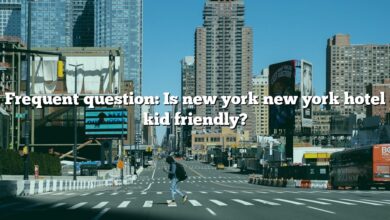 Frequent question: Is new york new york hotel kid friendly?