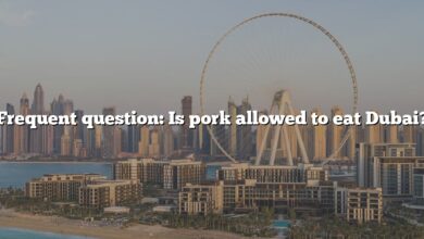 Frequent question: Is pork allowed to eat Dubai?