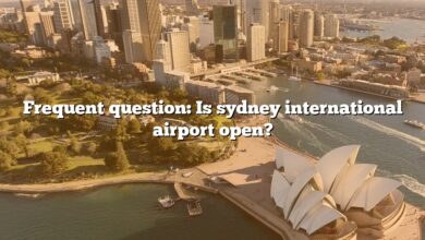 Frequent question: Is sydney international airport open?