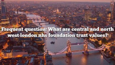 Frequent question: What are central and north west london nhs foundation trust values?