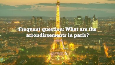 Frequent question: What are the arrondissements in paris?