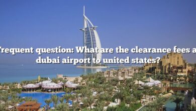 Frequent question: What are the clearance fees at dubai airport to united states?