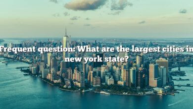 Frequent question: What are the largest cities in new york state?