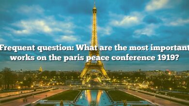 Frequent question: What are the most important works on the paris peace conference 1919?