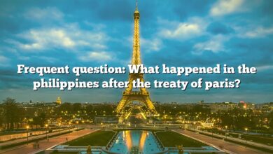 Frequent question: What happened in the philippines after the treaty of paris?