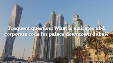 Frequent question: What is emirates nbd corporate code for palace downtown dubai?