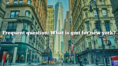 Frequent question: What is gmt for new york?