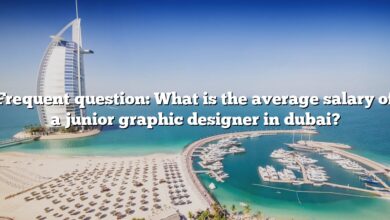 Frequent question: What is the average salary of a junior graphic designer in dubai?