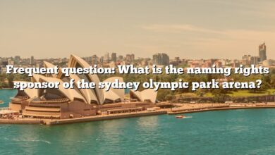 Frequent question: What is the naming rights sponsor of the sydney olympic park arena?