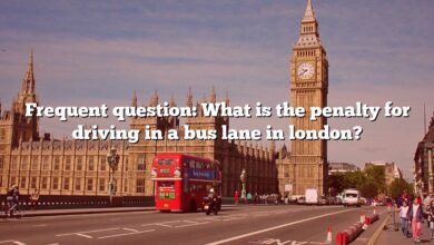 Frequent question: What is the penalty for driving in a bus lane in london?