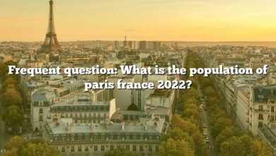 Frequent question: What is the population of paris france 2022?