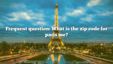 Frequent question: What is the zip code for paris me?
