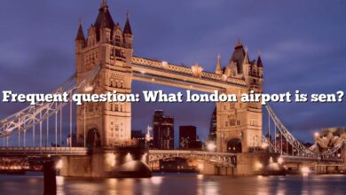 Frequent question: What london airport is sen?