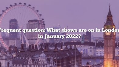 Frequent question: What shows are on in London in January 2022?
