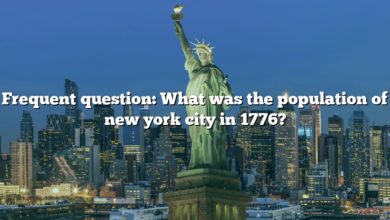 Frequent question: What was the population of new york city in 1776?