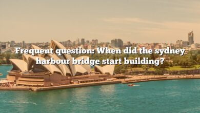 Frequent question: When did the sydney harbour bridge start building?