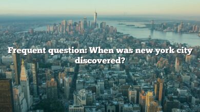 Frequent question: When was new york city discovered?