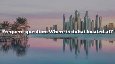 Frequent question: Where is dubai located at?