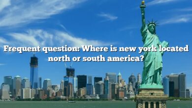 Frequent question: Where is new york located north or south america?
