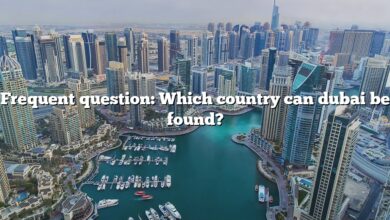 Frequent question: Which country can dubai be found?