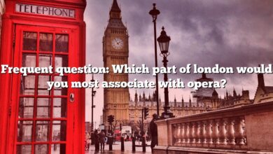 Frequent question: Which part of london would you most associate with opera?