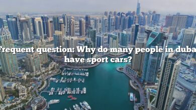 Frequent question: Why do many people in dubai have sport cars?
