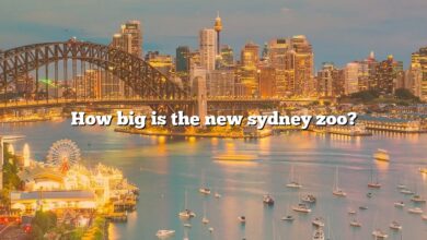 How big is the new sydney zoo?