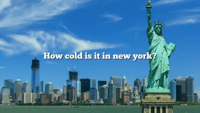 How cold is it in new york?