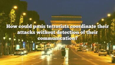 How could paris terrorists coordinate their attacks without detection of their communication?