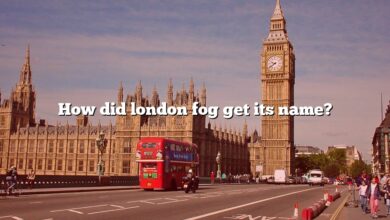 How did london fog get its name?