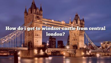 How do i get to windsor castle from central london?