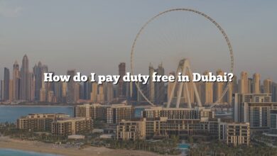 How do I pay duty free in Dubai?