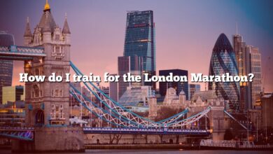 How do I train for the London Marathon?