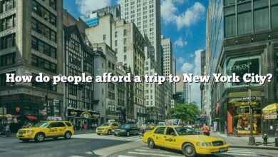 How do people afford a trip to New York City?