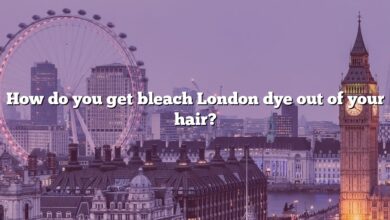 How do you get bleach London dye out of your hair?