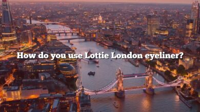 How do you use Lottie London eyeliner?