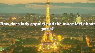 How does lady capulet and the nurse feel about paris?