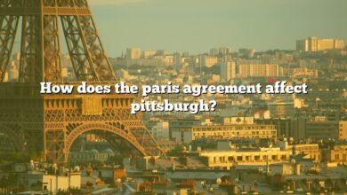 How does the paris agreement affect pittsburgh?