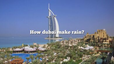 How dubai make rain?