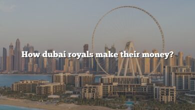 How dubai royals make their money?