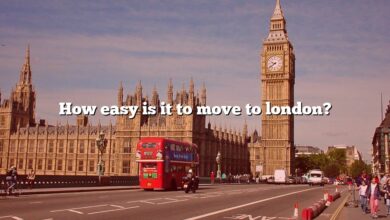How easy is it to move to london?