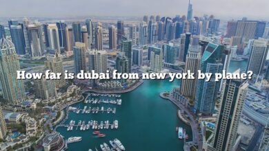 How far is dubai from new york by plane?