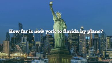 How far is new york to florida by plane?