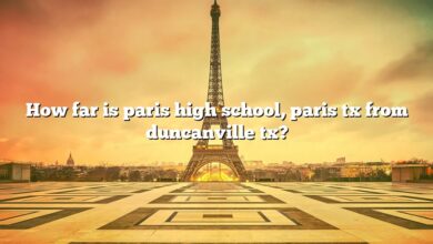 How far is paris high school, paris tx from duncanville tx?