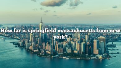 How far is springfield massachusetts from new york?