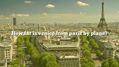 How far is venice from paris by plane?