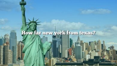 How far new york from texas?